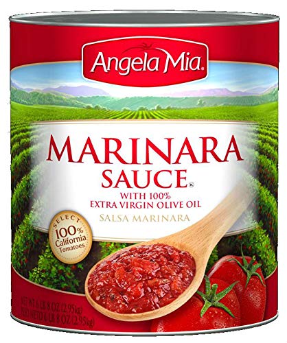 Angela Mia Marinara Sauce - Large 104 Ounce Bottle for Home Cooks | Authentic Italian Flavor | Perfect for Pasta Night
