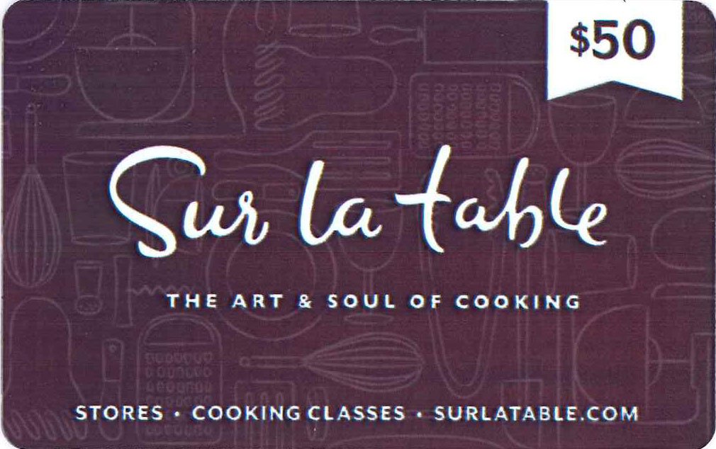 Sur La Table Gift Card for Food Lovers for Cooking Parties 100 Piece Set Perfect for Beginners