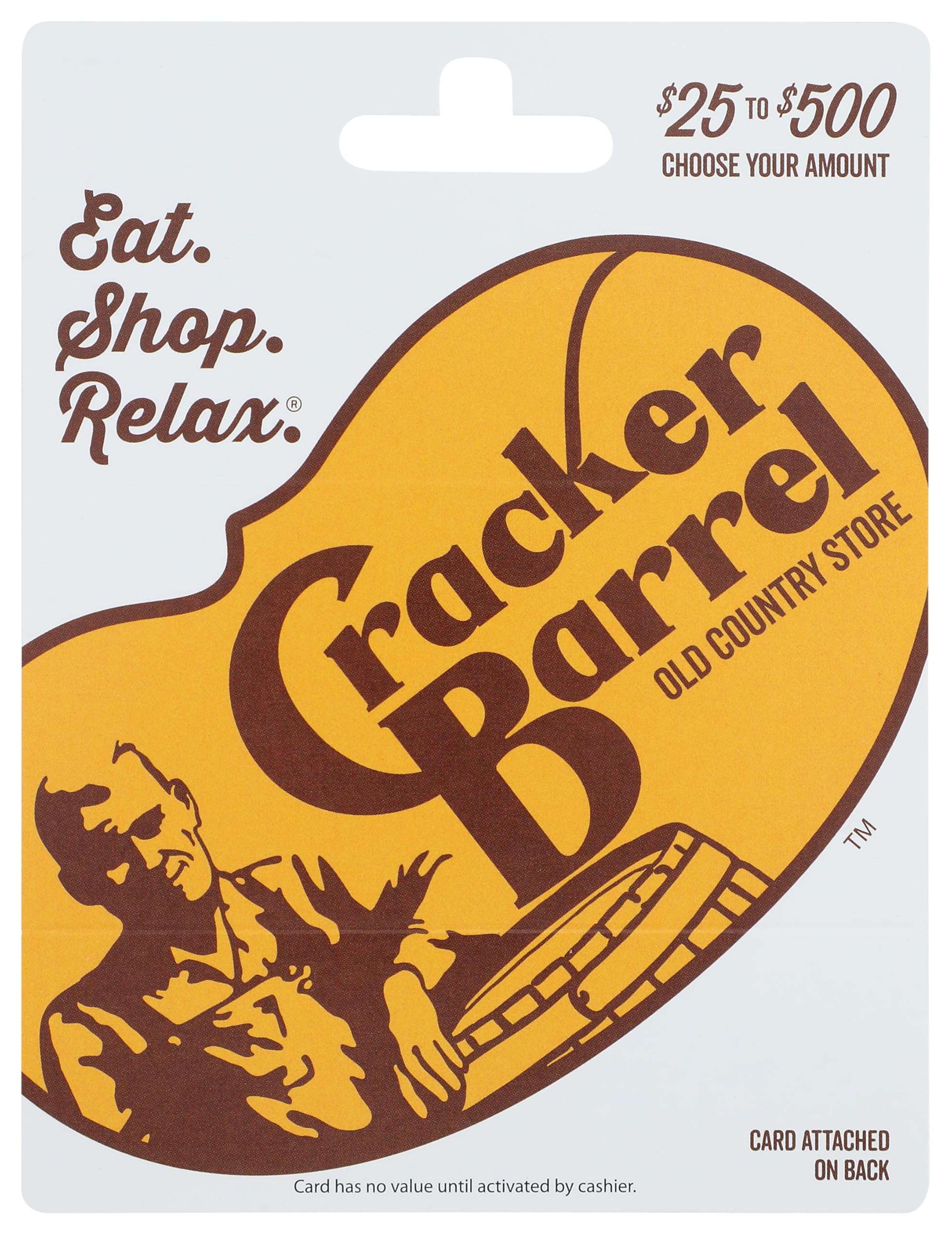 Cracker Barrel Gift Card + Best Seller + Gift Idea + For Friends + Any Occasion + $50 Value + Hot Holiday Item