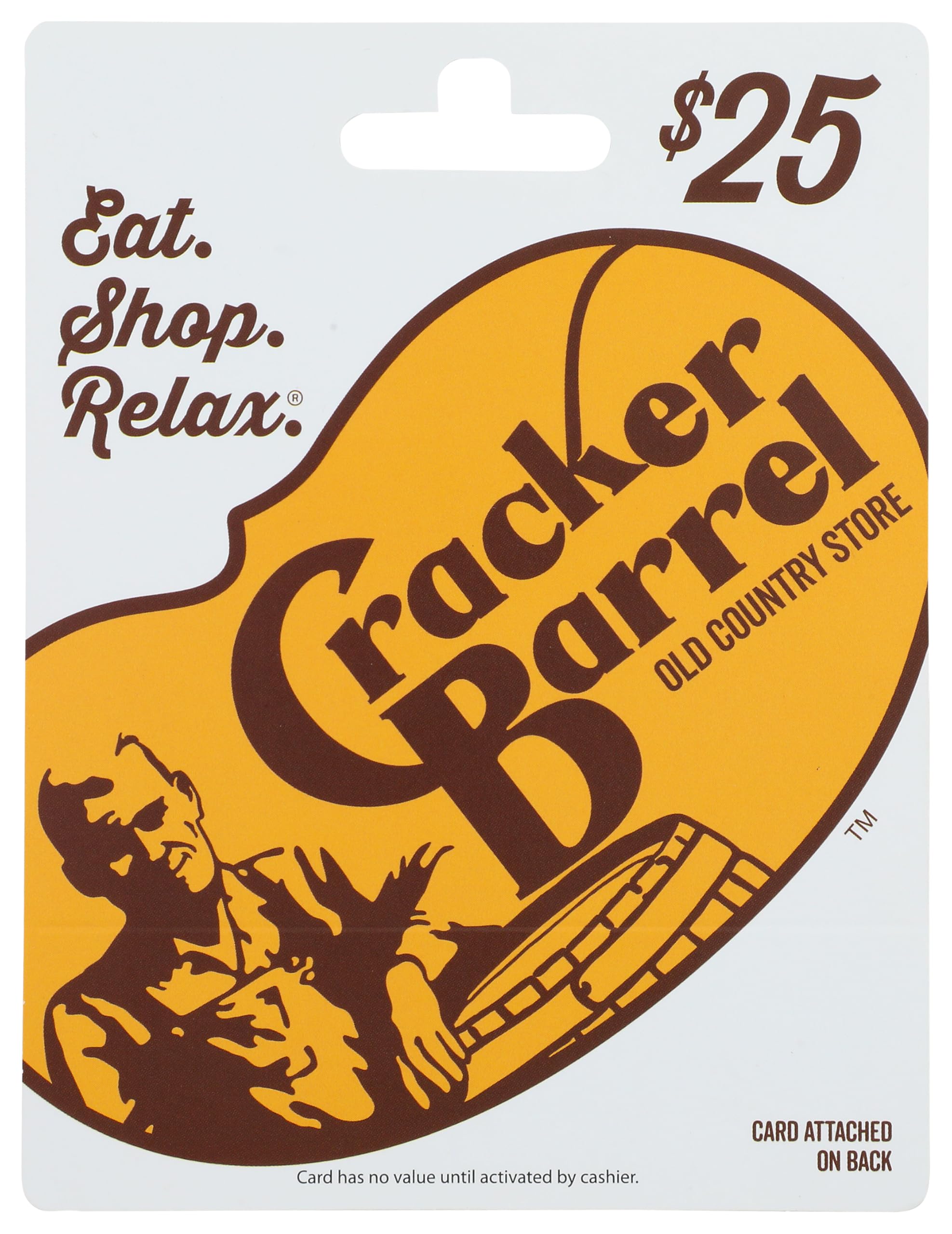 Cracker Barrel $25 Gift Card for Food Lovers to Enjoy Classic Dishes at Restaurant